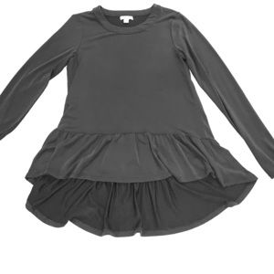 FINAL PRICE. Chelsea 28 long-sleeve peplum tee, XS
